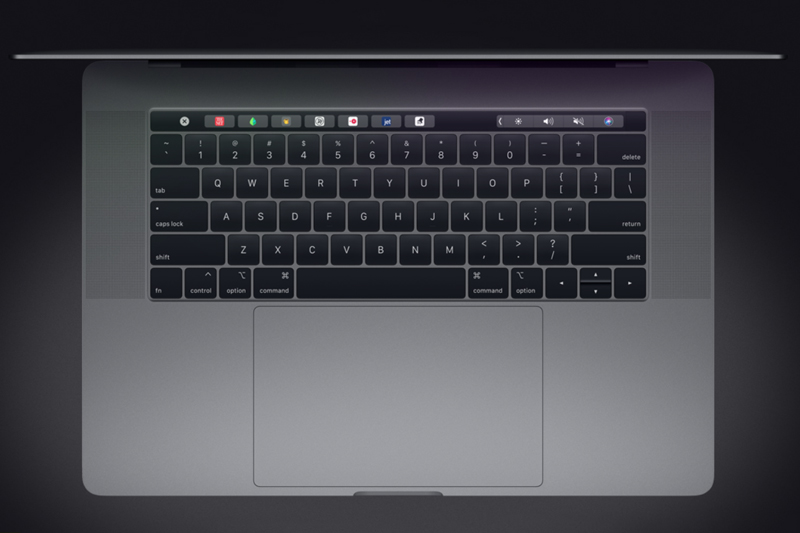 Bàn phím trên macbook pro 15 inch 2018
