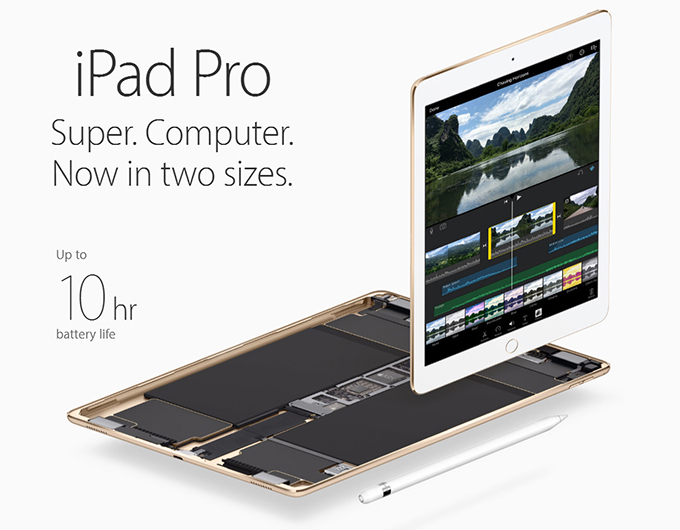 So sánh những điểm khác biệt giữa iPad Pro 9.7 inch và iPad Pro 12.9 inch