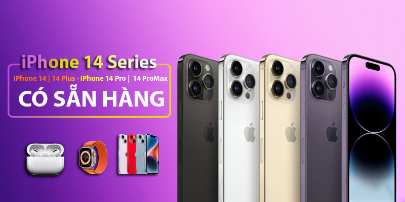 Iphone 14 Sẵn hàng - Tặng Full Phụ kiện