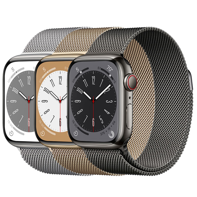 Apple Watch Series 8 - 45mm LTE - bản Thép (Chưa Active)
